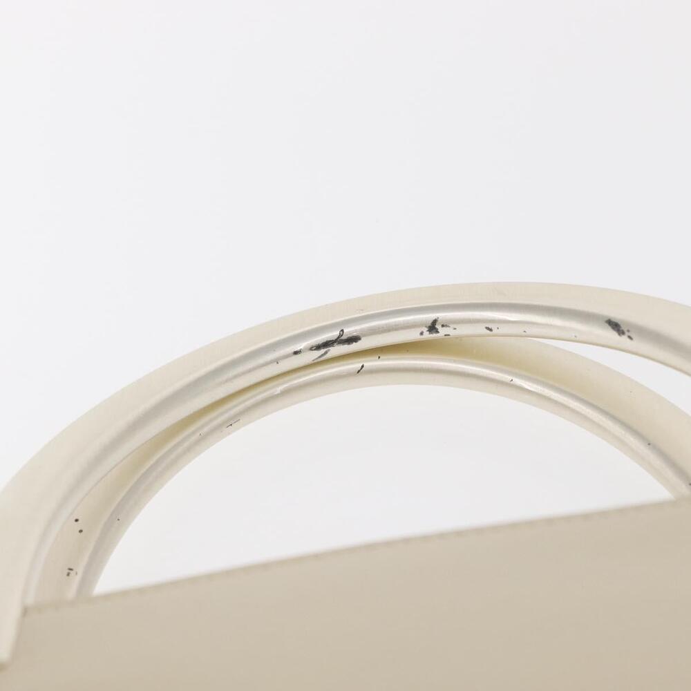 PRADA Hand Bag Leather White Auth 156869 - Picture 8 of 16